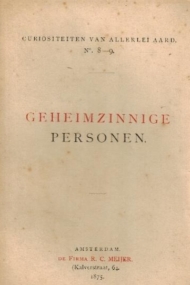 Geheimzinnige personen