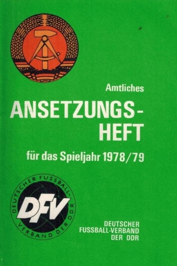 Ansetzungsheft Spieljahr 1978/79