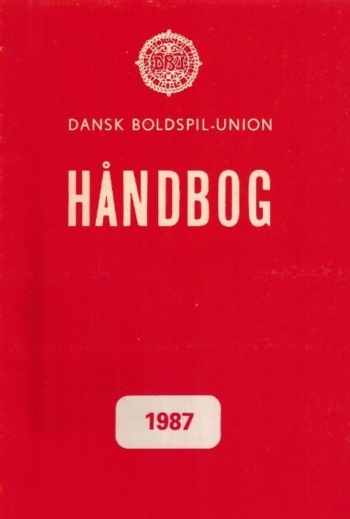 Dansk Boldspil-Union Handbog 1987