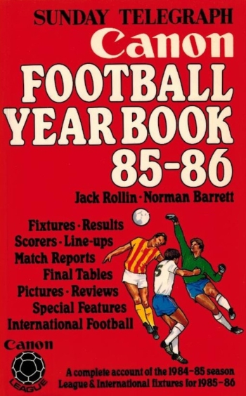 Canon Football Yearbook 85-86