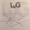 Louis van Gaal gesigneerd
