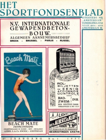 Het Sportfondsenblad 1931-32, nr. 1