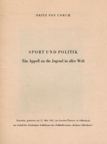Sport und Politik