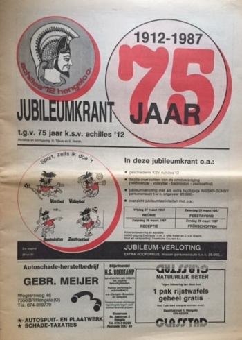 Achilles 12 Hengelo 75 jaar