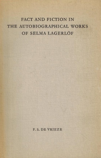 Autobiographical Works Of Selma Lagerlof