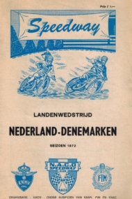 Speedway Landenwedstrijd Nederland-Denemarken 1972