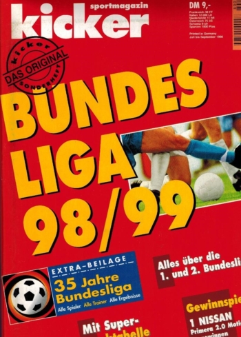 Kicker Sonderheft: Bundesliga 1998/99