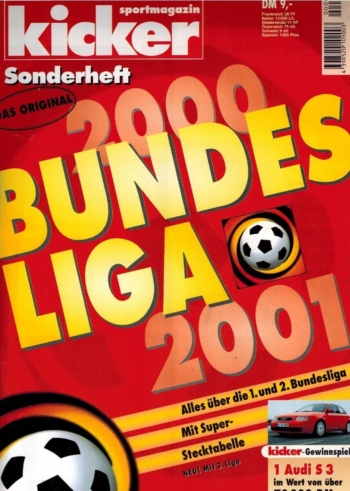Kicker Sonderheft Bundesliga 2000/2001