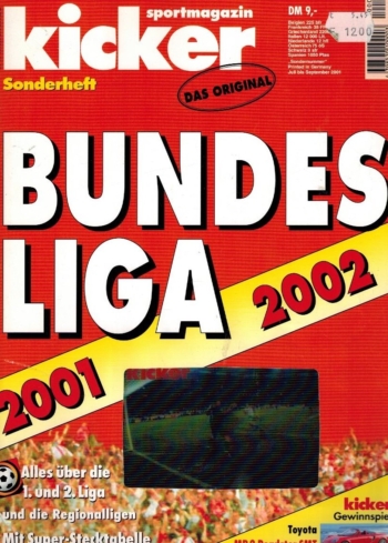 Kicker Sonderheft: Bundesliga 2001/2002