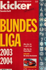 Kicker Sonderheft: Bundesliga 2003/2004