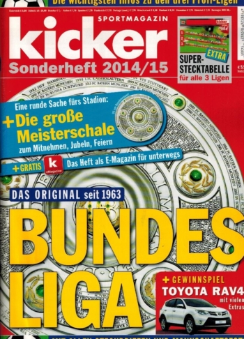 Kicker Sonderheft: Bundesliga 2014/2015