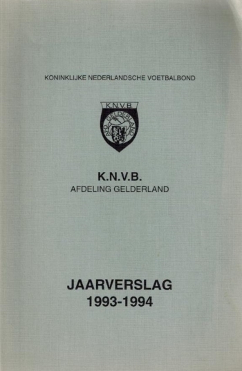KNVB Afd. Gelderland Jaarverslag 1993-1994