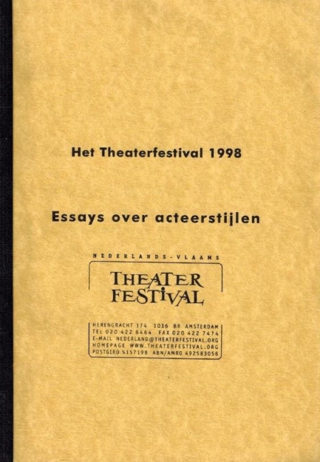Essays over acteerstijlen
