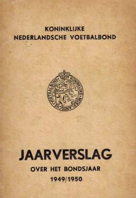 KNVB Jaarverslag Bondsjaar 1949-1950