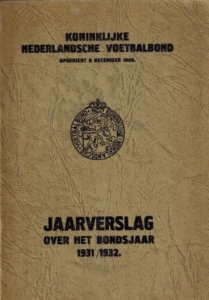 KNVB Jaarverslag Bondsjaar 1931-1932