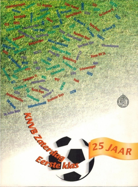 KNVB Zaterdag Eerste Klas 25 jaar