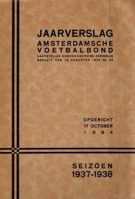 Jaarverslag Amsterdamsche Voetbalbond 1937-1938