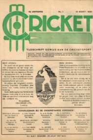 Cricket Tijdschrift 1936-1937-1938