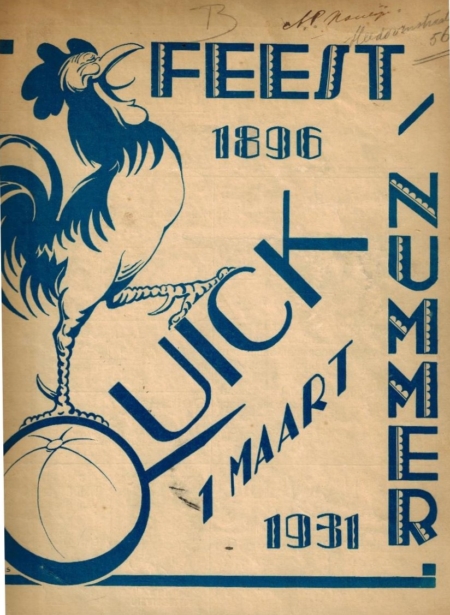 Feestnummer Quick 1896-1931
