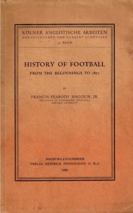 History of Football from the beginnings to 1871