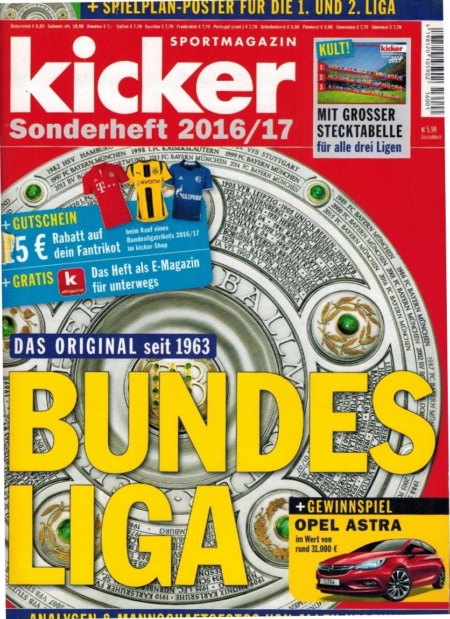 Kicker Sonderheft Bundesliga 2016-2017