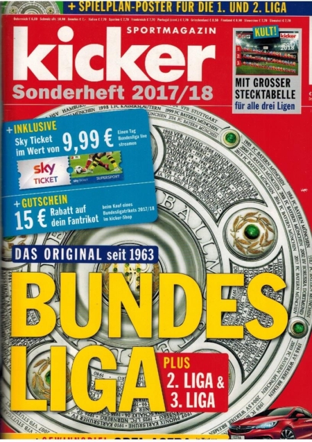 Kicker Sonderheft Bundesliga 2017-18