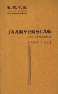 KNVB Jaarverslag Afd. Haarlem 1950-1951