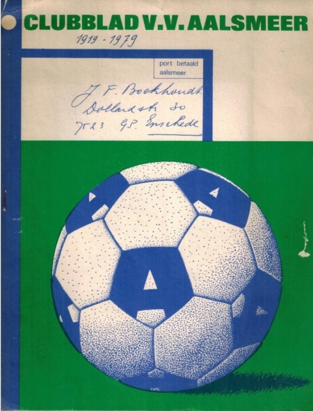 60 jaar V.V. Aalsmeer 1919-1979