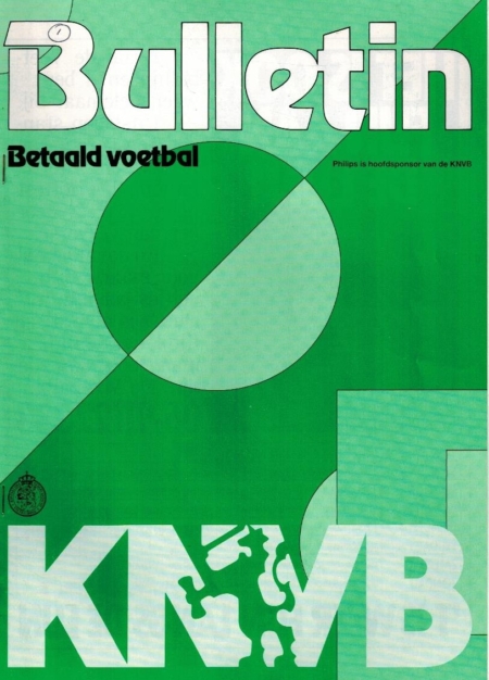 KNVB Bulletin Betaald Voetbal 1988-1989