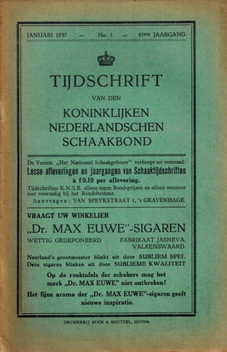Tijdschrift van den Nederlandschen Schaakbond 1937, 45ste Jaargang