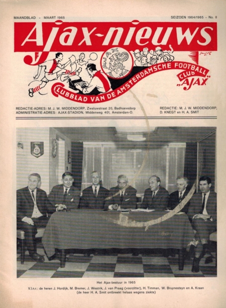 Ajax-nieuws no.8, maart 1965