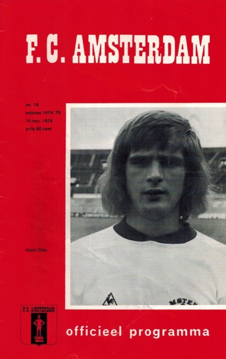 FC Amsterdam - Excelsior 10 nov. 1974
