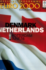 Official Programme Euro 2000 Denmark - Netherlands