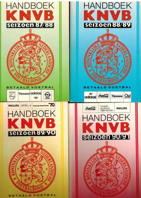 Handboek KNVB Betaald Voetbal 1987/1988 t/m 1995/1996