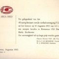 Receptie 40 jaar PSV 15 aug. 1953