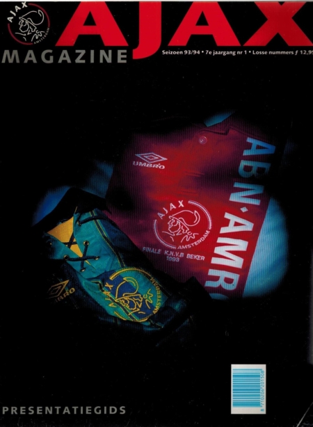 Ajax Magazine Presentatiegids Seizoen 1993-1994