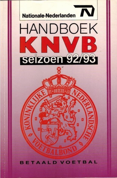 Handboek KNVB Betaald Voetbal 1992-93