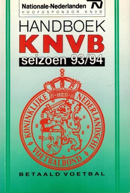 Handboek KNVB Betaald Voetbal 1993-94