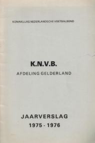 KNVB Jaarverslag 1975-1976 Afd. Gelderland
