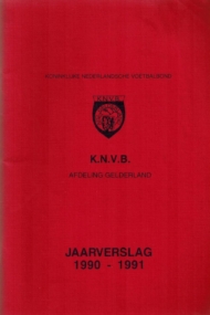 KNVB Jaarverslag 1990-1991 Afd. Gelderland