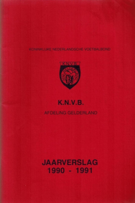 KNVB Jaarverslag 1990-1991 Afd. Gelderland