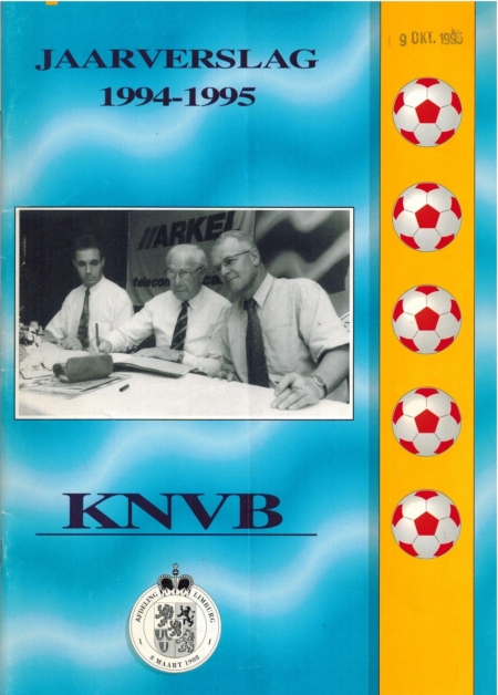 KNVB Jaarverslag 1994-1995 Afd. Limburg