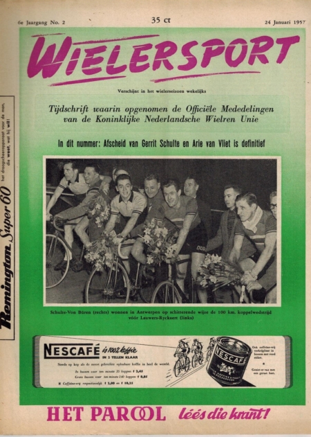 KNWU Tijdschrift Wielersport 1957