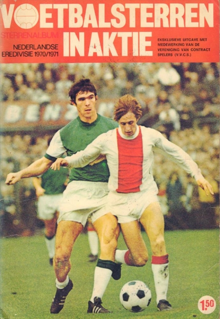 Verzamelalbum Voetbalsterren in Aktie 70/71