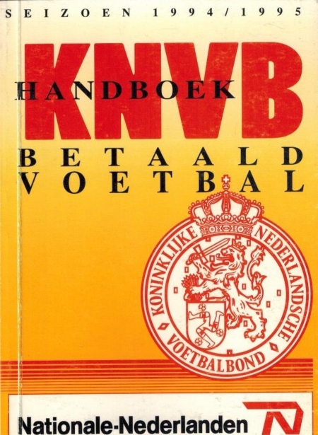 Handboek KNVB Betaald Voetbal 1994-1995