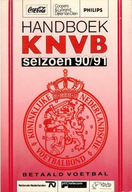 Handboek KNVB Betaald Voetbal 90-91