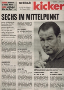 Kicker Sportmagazin 2002 Nr. 70