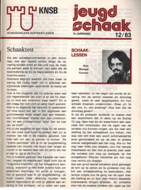 Jeugdschaak 7e Jaargang 1983 Compleet