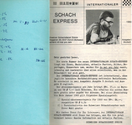 Schach Express - Chess Express 1968