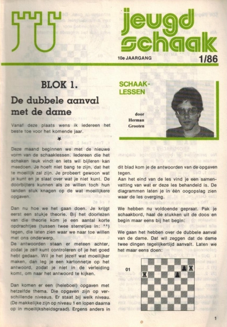 Jeugdschaak 10e Jaargang 1986 Compleet